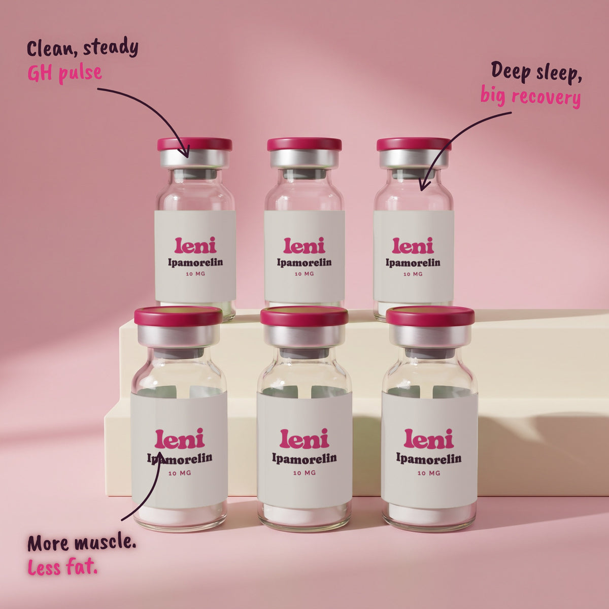 Leni Ipamorelin — 6-pack studio alternate artwork