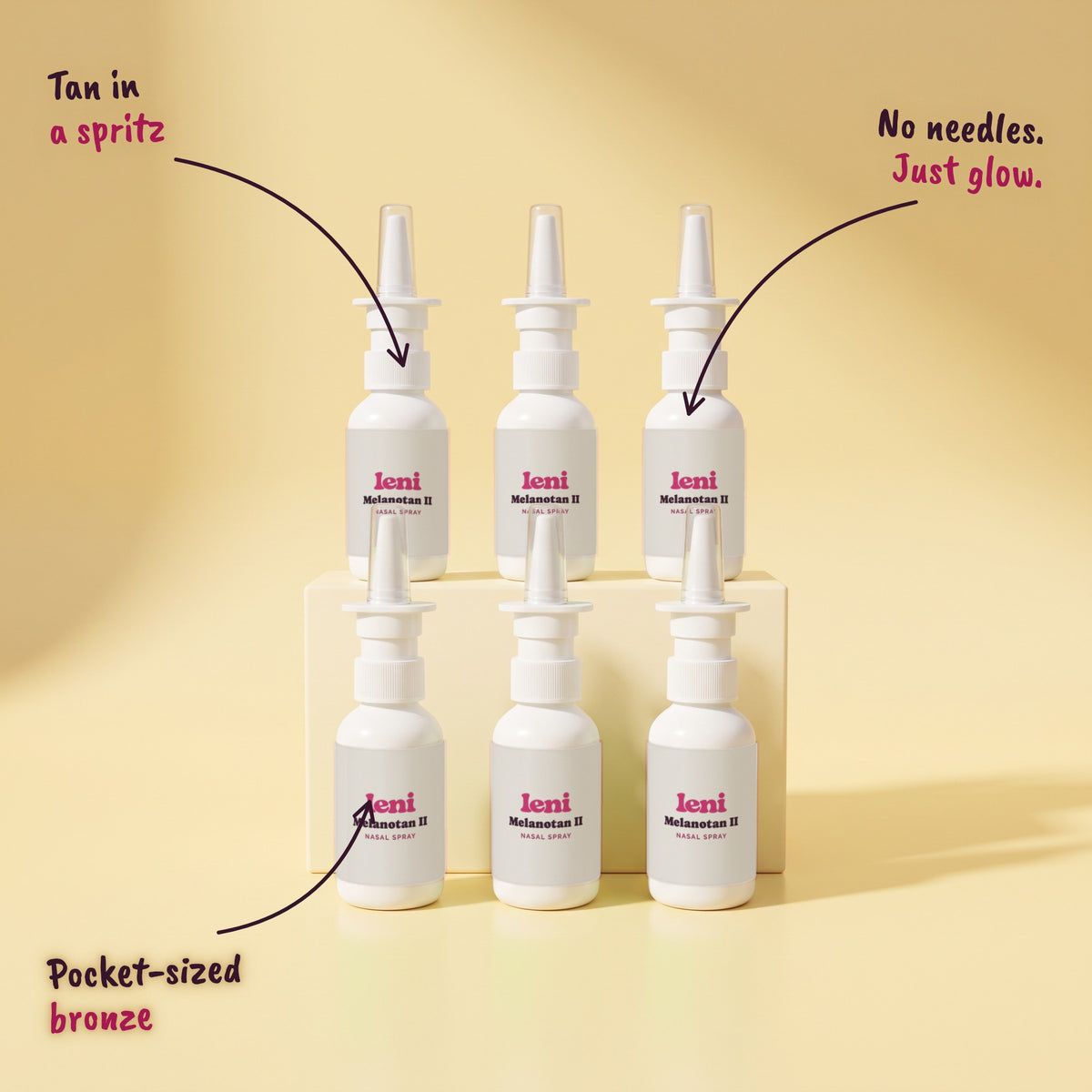 Leni Melanotan II Nasal Spray — 6-pack studio alternate artwork