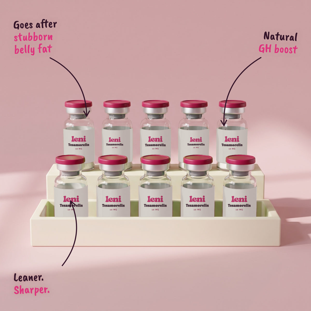 Leni Tesamorelin — 10-pack studio alternate artwork